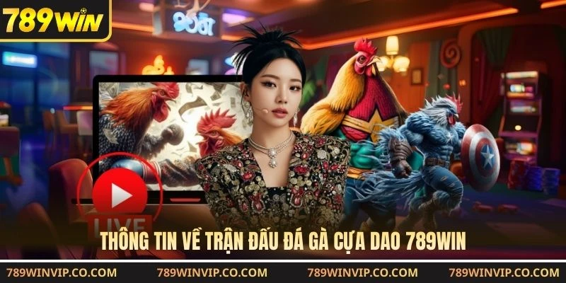 Thông tin về trận đấu đá gà cựa dao 789WIN